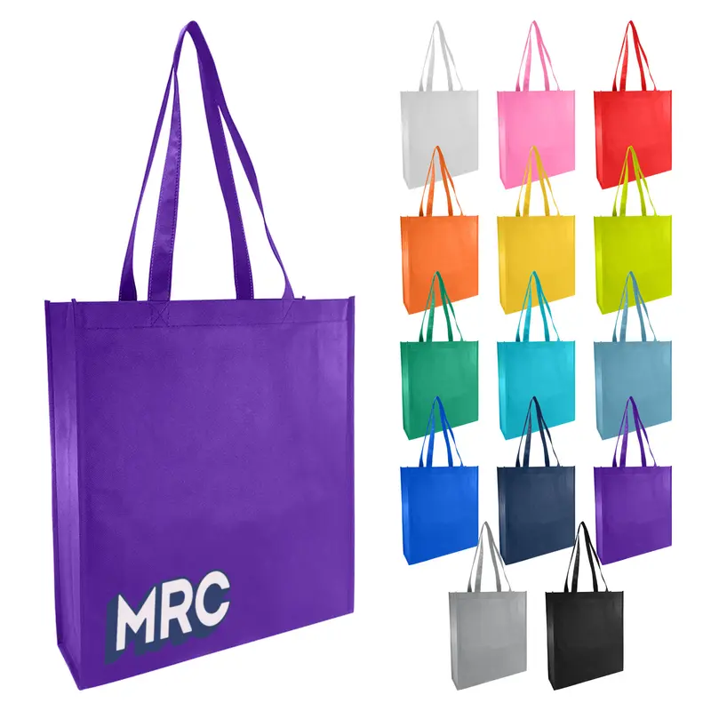 Non Woven Bag with Large Gusset – Shoppers – available in black, blue, green, grey colours and 6 more
