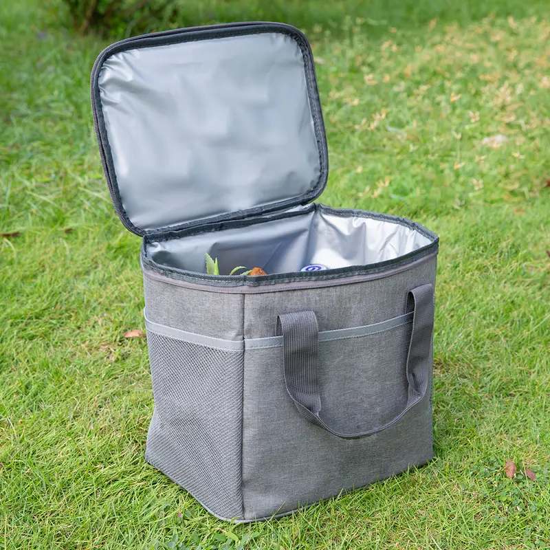 Nylon Premium Cooler Bag – Cooler Bags – available in grey colour