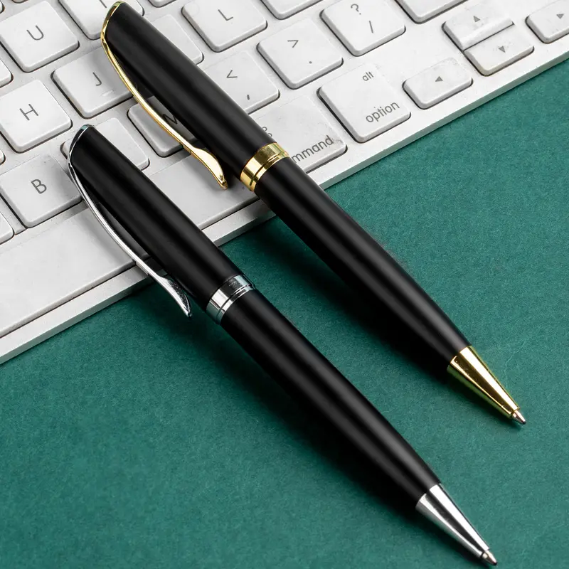 Prime – Plastic Pens – available in gold, silver colours