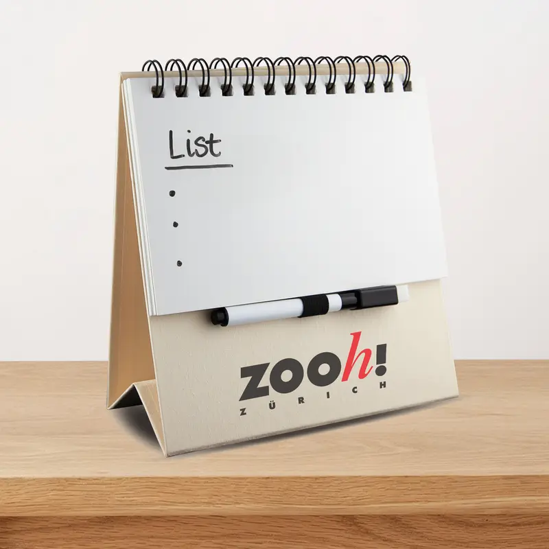 Memo Whiteboard Notepad – Notepads – available in beige colour