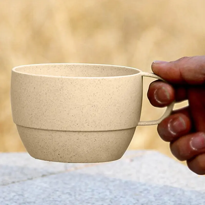 Vetto Wheat Straw Coffee Cup – Reusable Coffee Cups – available in beige colour