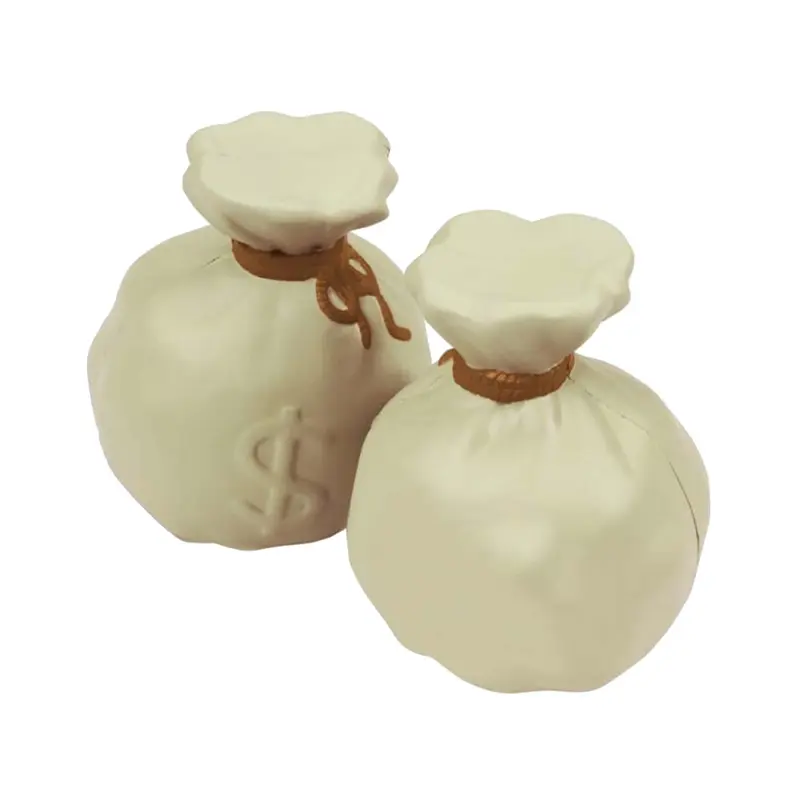 Stress Money Bag – Stress Shapes – available in beige colour