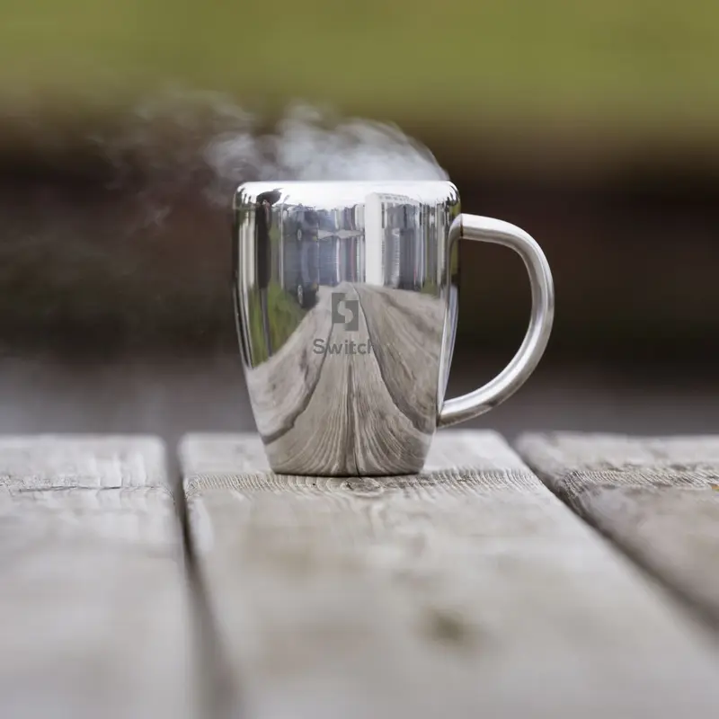 Compana Mug – Mugs – available in silver colour