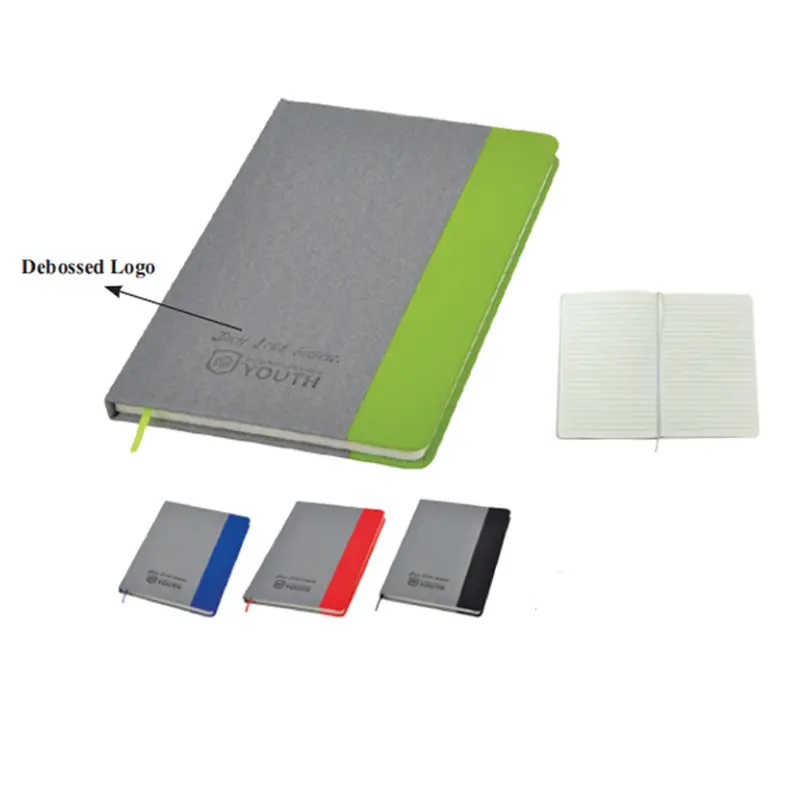 PU Notebook – Notebooks – available in black, blue, green, red colours