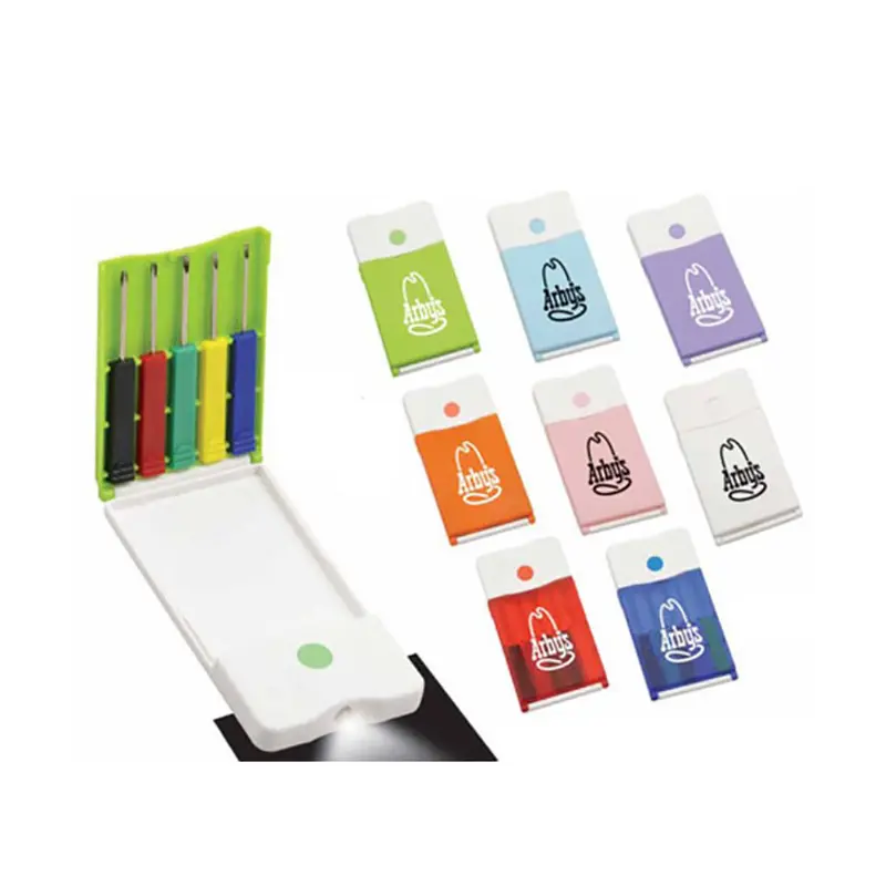 Tool Set for Clock and Watch With Light – Tool Sets – available in blue, green, orange, pink colours and 3 more