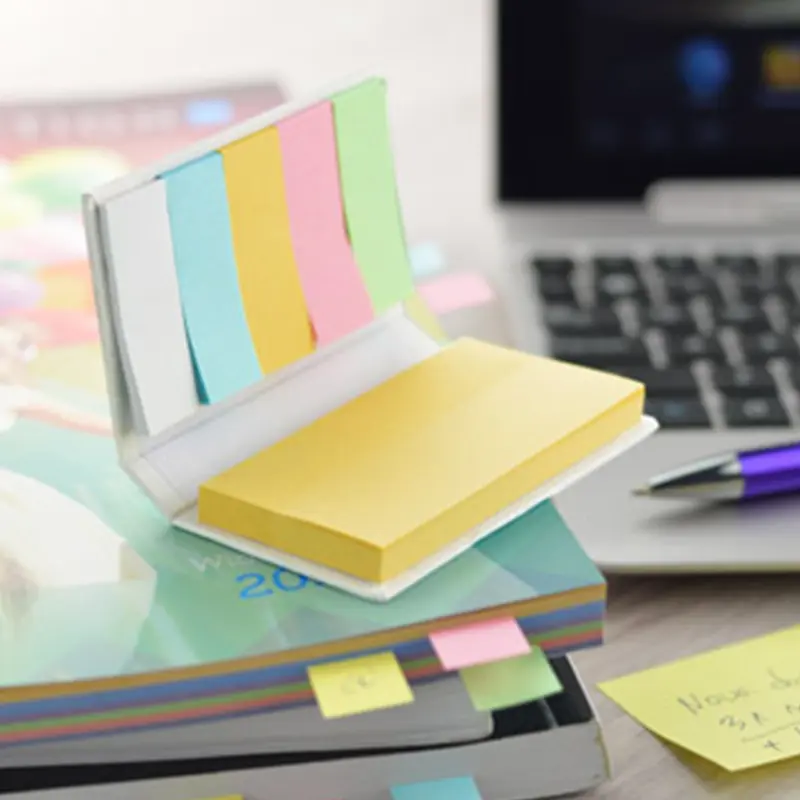 Mini Sticky Note Pad – Sticky Notes – available in black, blue, brown, red colours and 1 more