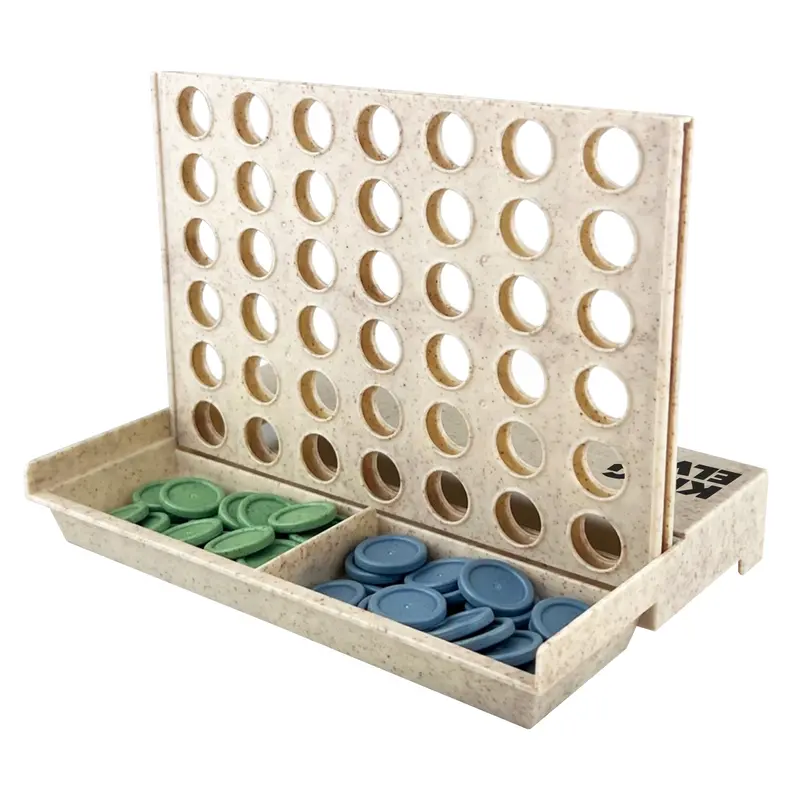 Wheat Straw Connect Four – Games – available in beige colour