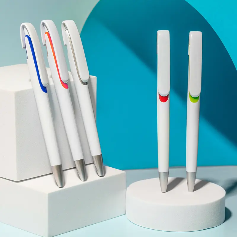 Tahlia White – Plastic Pens – available in black, blue, green, orange colours and 2 more
