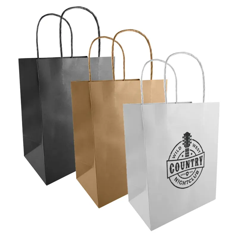 Medium Kraft Paper Bag – Paper Bags – available in beige colour