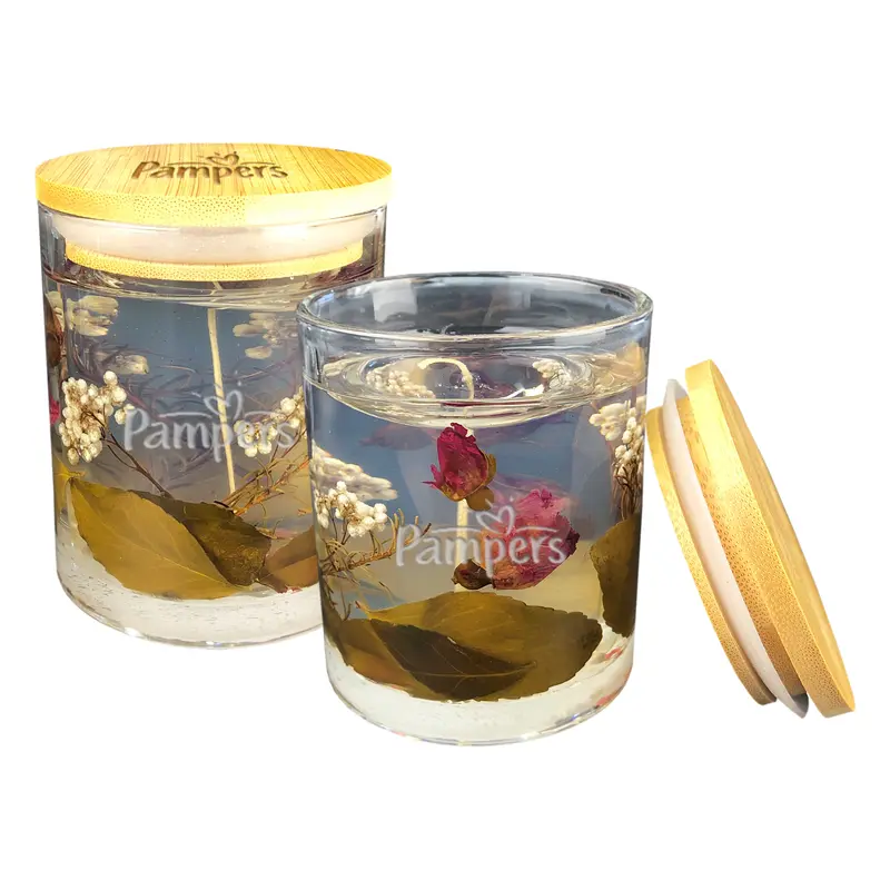 Floral Candle – Misc Homeware – available in white colour