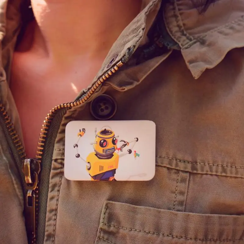 Button Badge Rectangle – Name Badges