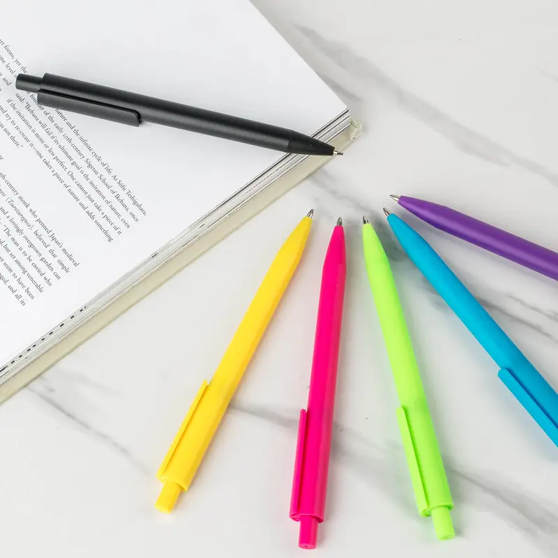 Tube Frost – Plastic Pens – available in black, blue, green, pink colours and 3 more