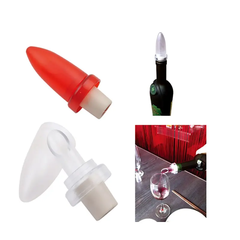 Wine Stopper – Bottle Openers – available in orange, red, white colours