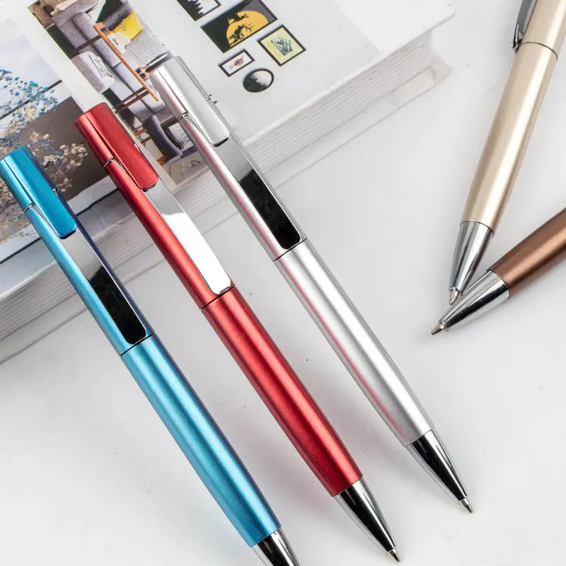 Shink – Plastic Pens – available in black, blue, brown, red colours and 2 more