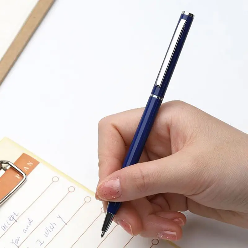 Berlino Metal Silver – Plastic Pens – available in black, blue, red, silver colours and 1 more