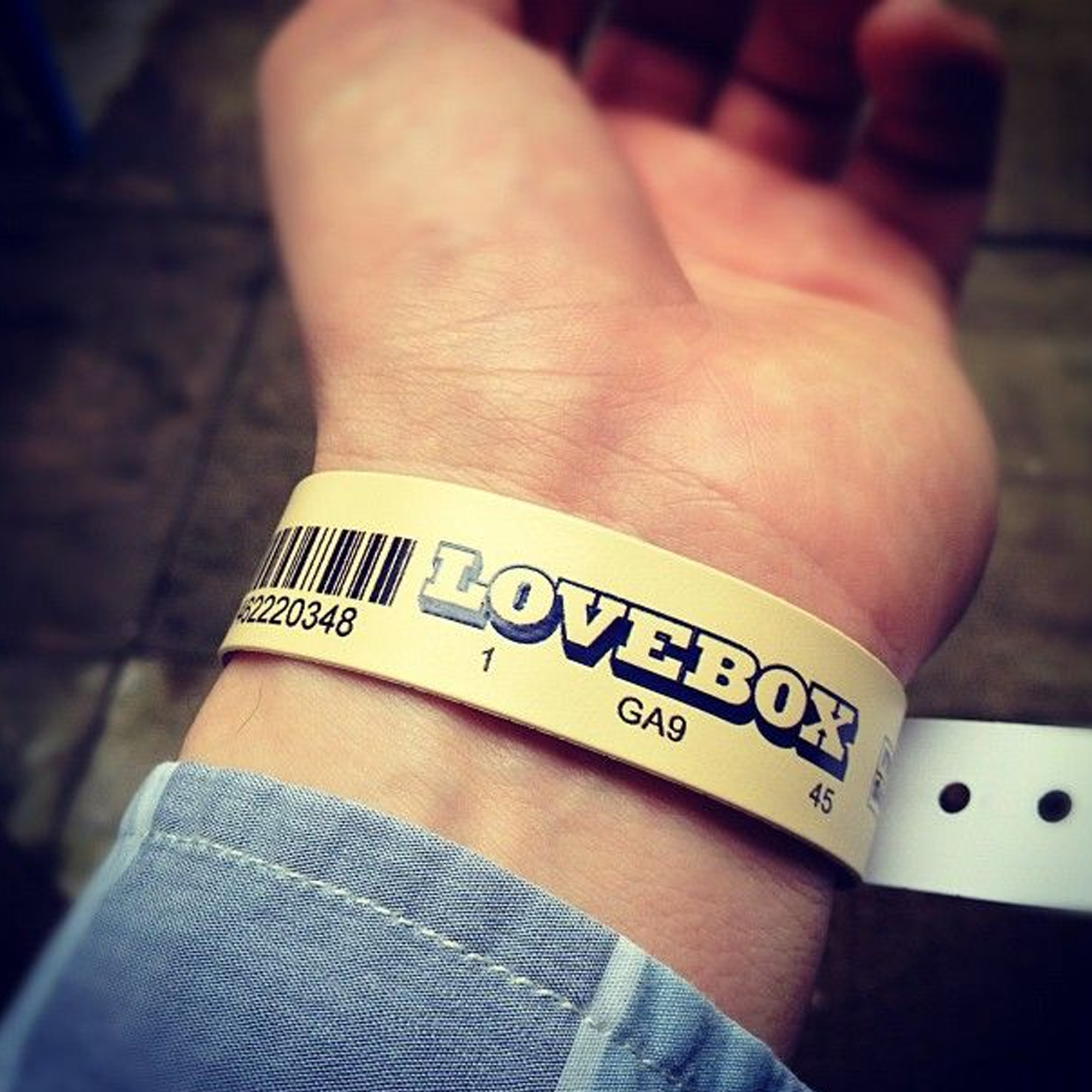 Vince Vinyl Wrist Band 16mm