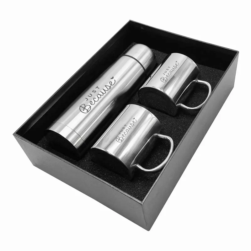 Bella Gift Set – Travel Mugs – available in black colour