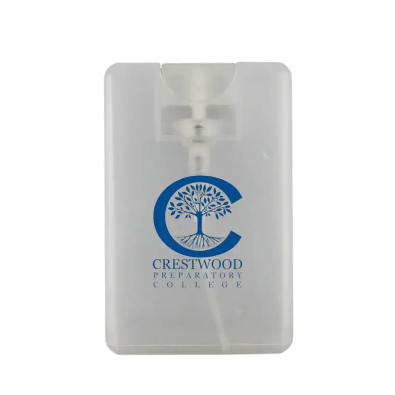 20ml Hand Sanitiser Spray Card – Hand Sanitisers – available in white colour