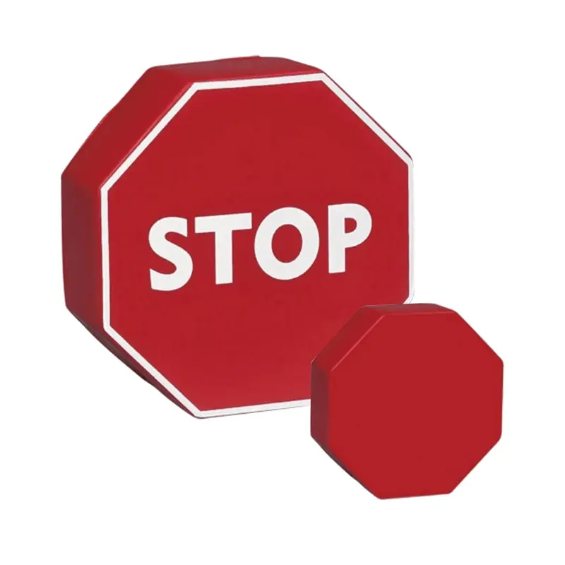 Stress Stop Sign – Stress Shapes – available in red colour