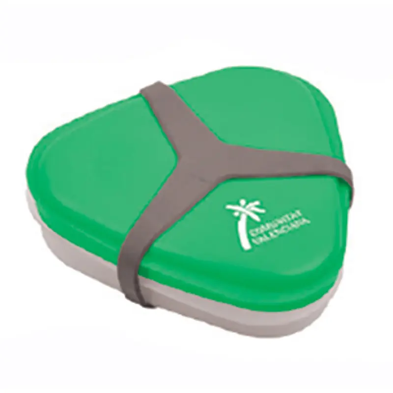 Lunch Box with Silicone Band – Lunch Bags – available in green colour