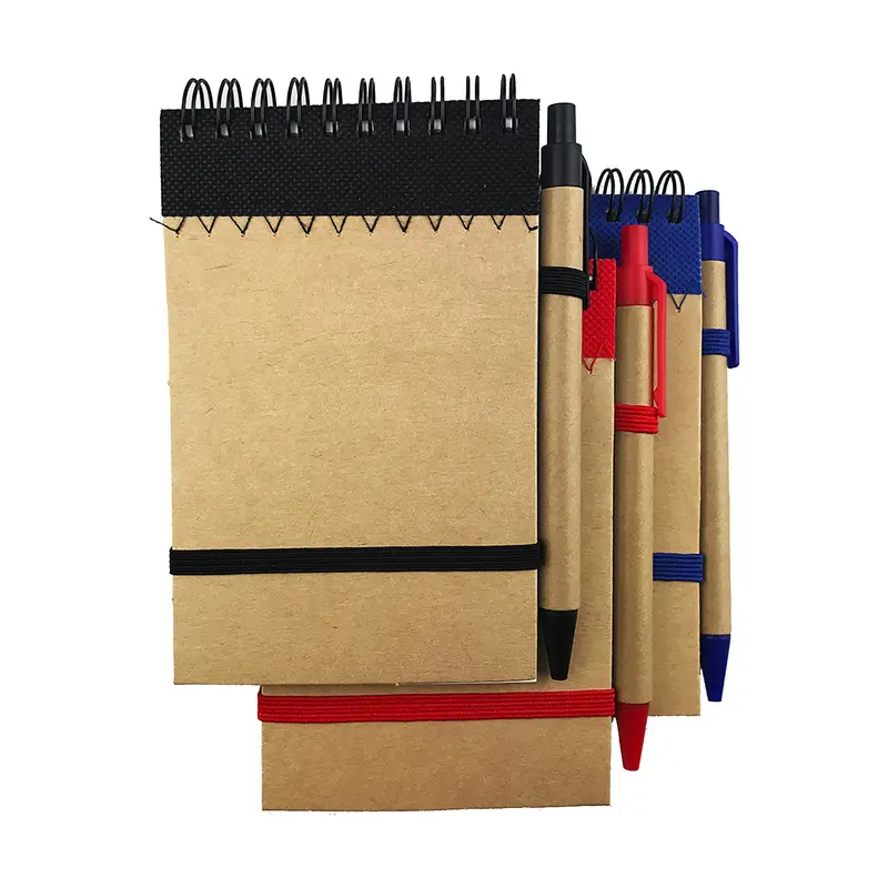 Banya Recyclable Paper Jotter Pad – Notepads – available in black, blue, red colours