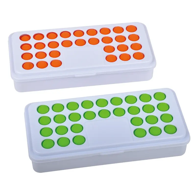 Pop Push Bubble – Novelty Items – available in blue, green, orange colours