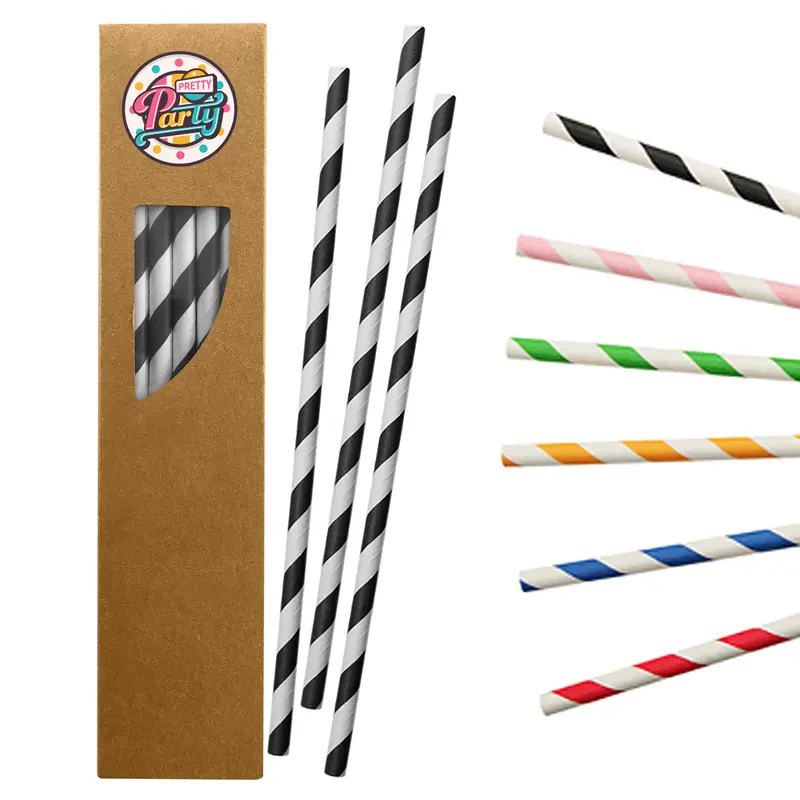 Paper Straw – Drinking Straws – available in beige colour