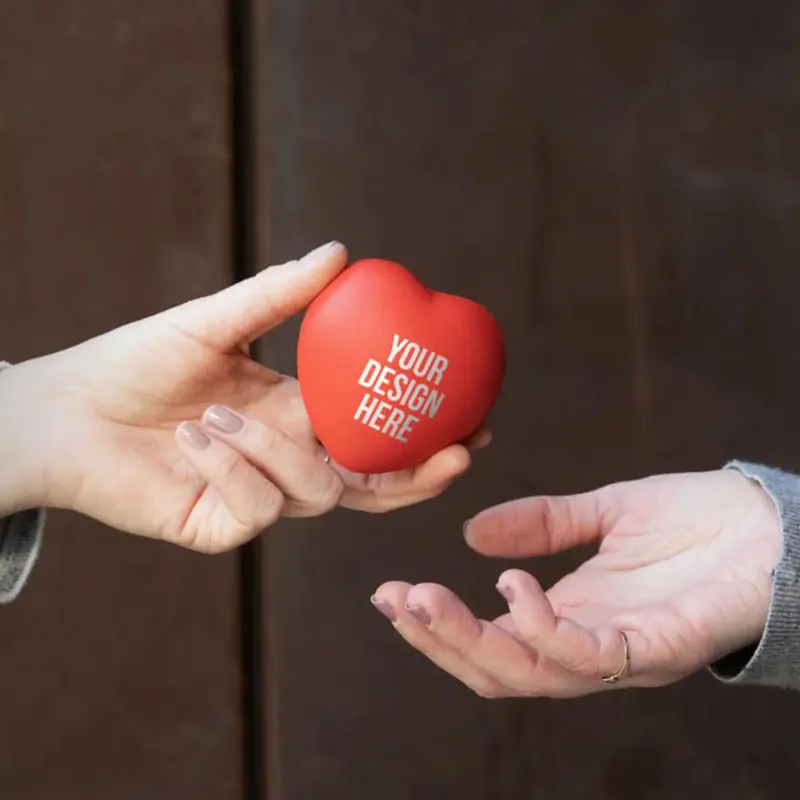 Stress Heart – Stress Shapes – available in blue, pink, red, white colours and 1 more