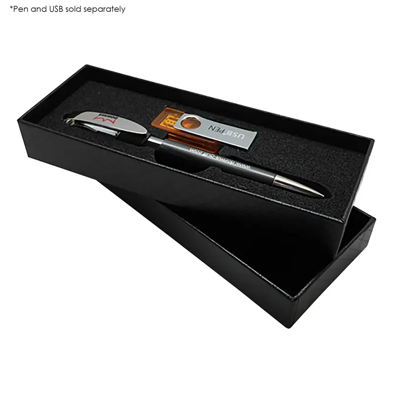 Premium USB Pen Gift Box – Pen Packaging – available in black colour