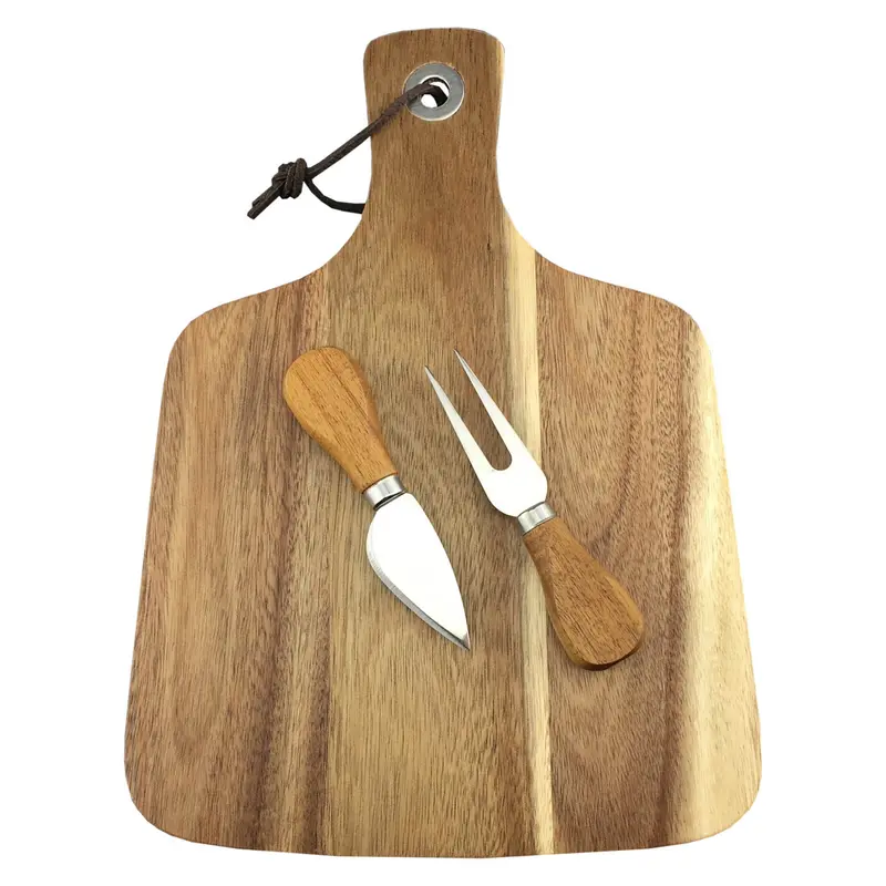 Draema Cheeseboard and Knife Set – Cheese Boards – available in beige colour