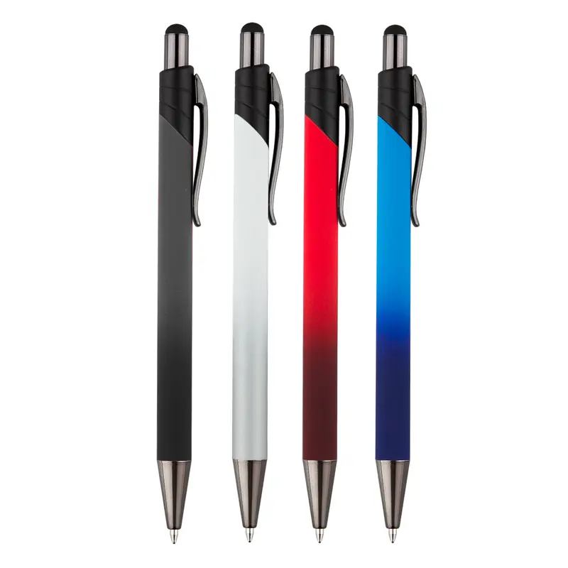 Volcano Stylus Metal Pen – Stylus Pens – available in blue, grey, red, white colours