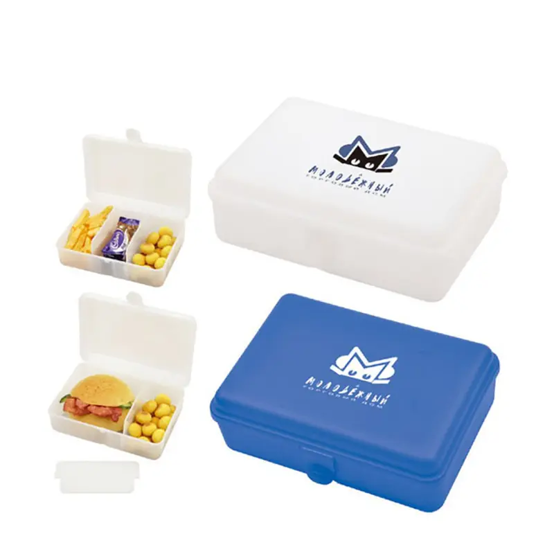 3 Part Lunch Box – Lunch Bags – available in blue, green, red, white colours