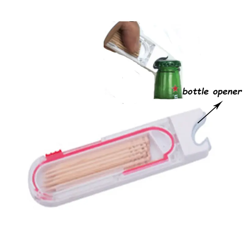 Toothpick dispenser with Bottle Opener – Bottle Openers – available in white colour