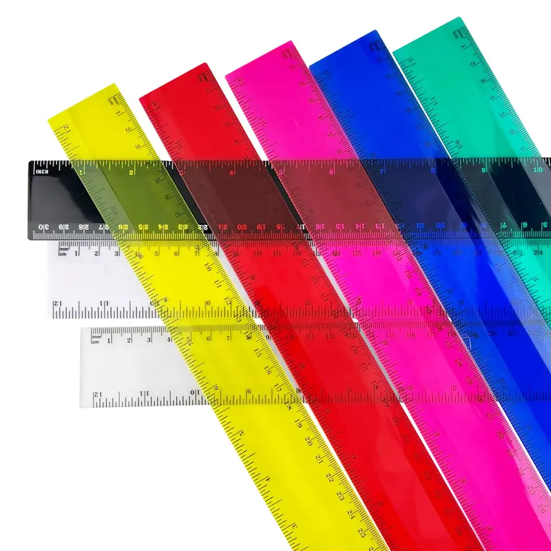 Plastic Ruler 30cm – Rulers – available in blue, green, pink, red colours and 2 more