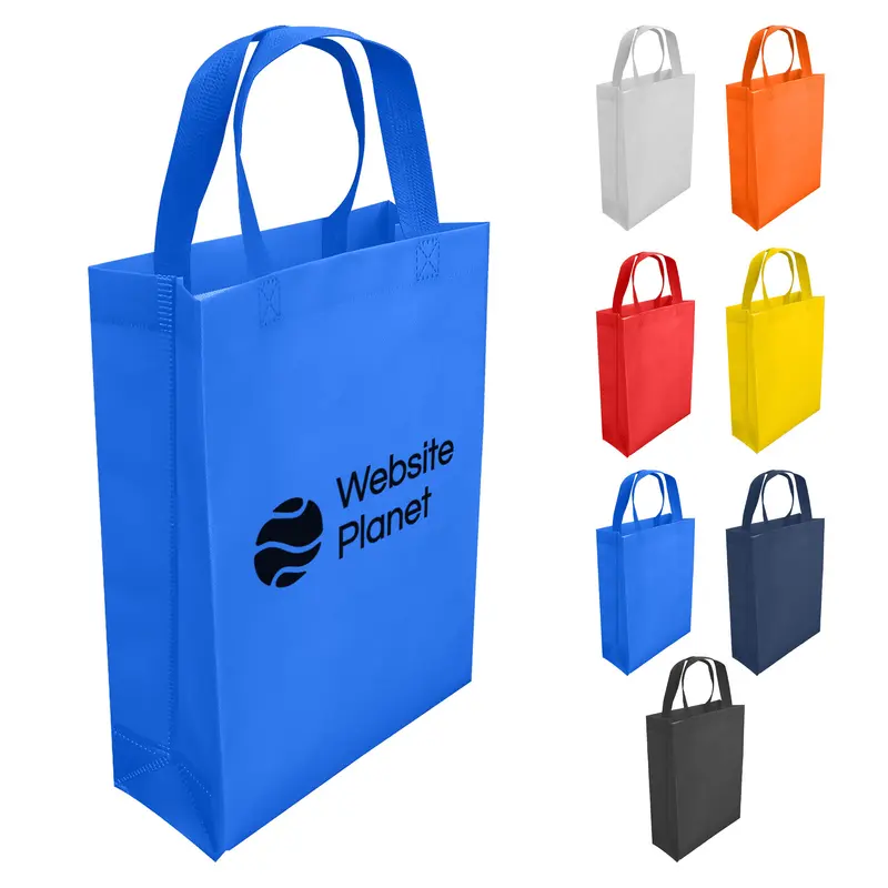 Laminated Non Woven Trade Show Bag – Shoppers – available in black, blue, orange, red colours and 2 more