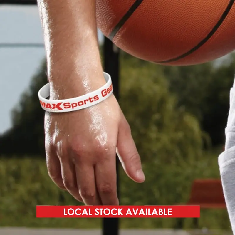 Toaks Silicone Wrist Band Stock – Wrist Bands – available in black, blue, green, orange colours and 5 more