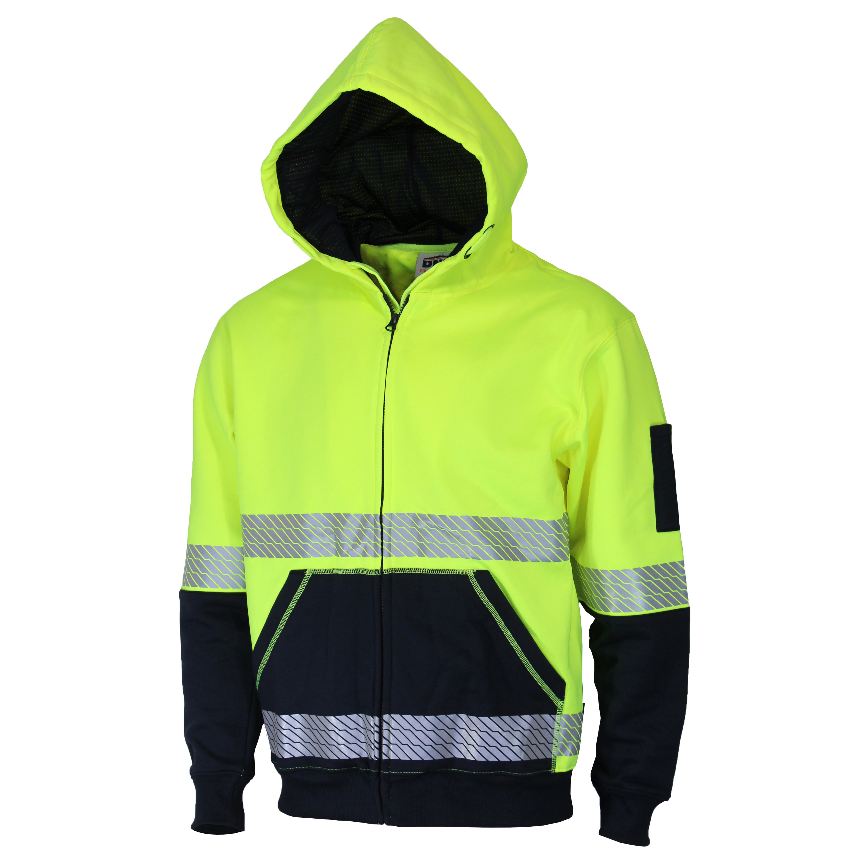 HiVis Segmented Tape Full Zip Hoodie