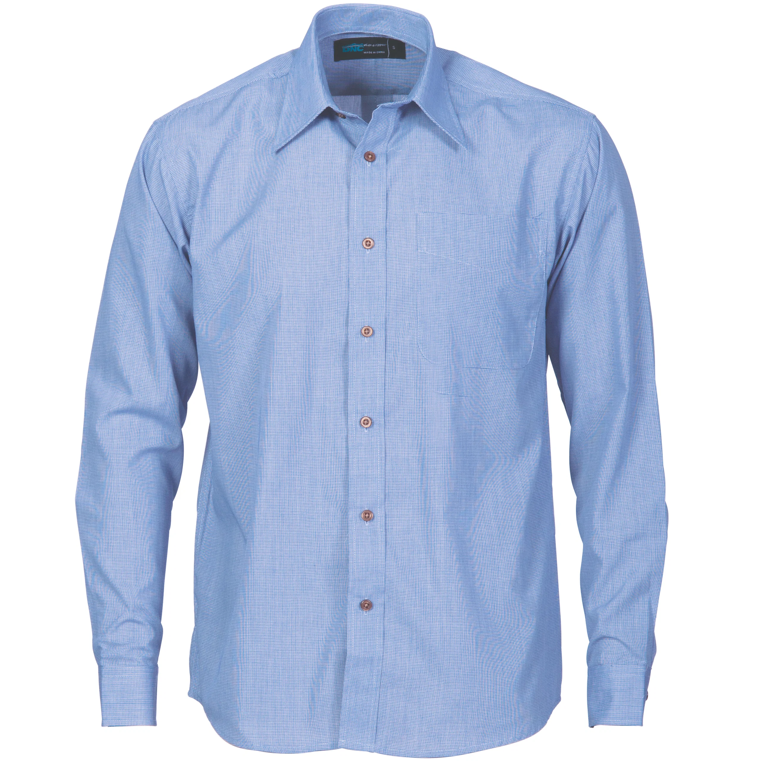 Classic Mini (Check) Houndstooth
B.Shirt - Long sleeve in Blue