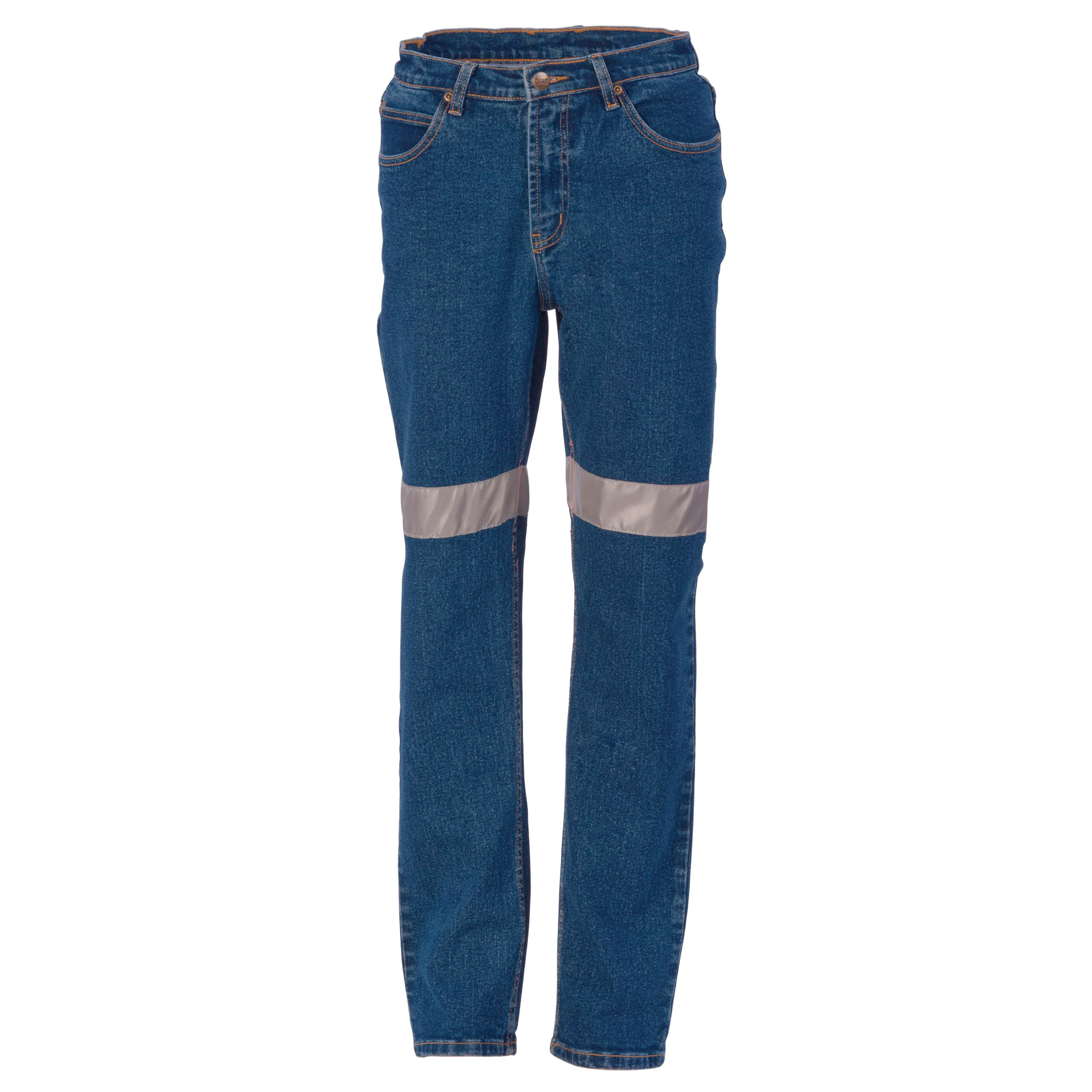 Ladies Taped Denim Stretch Jeans CSR R/Tape in Blue