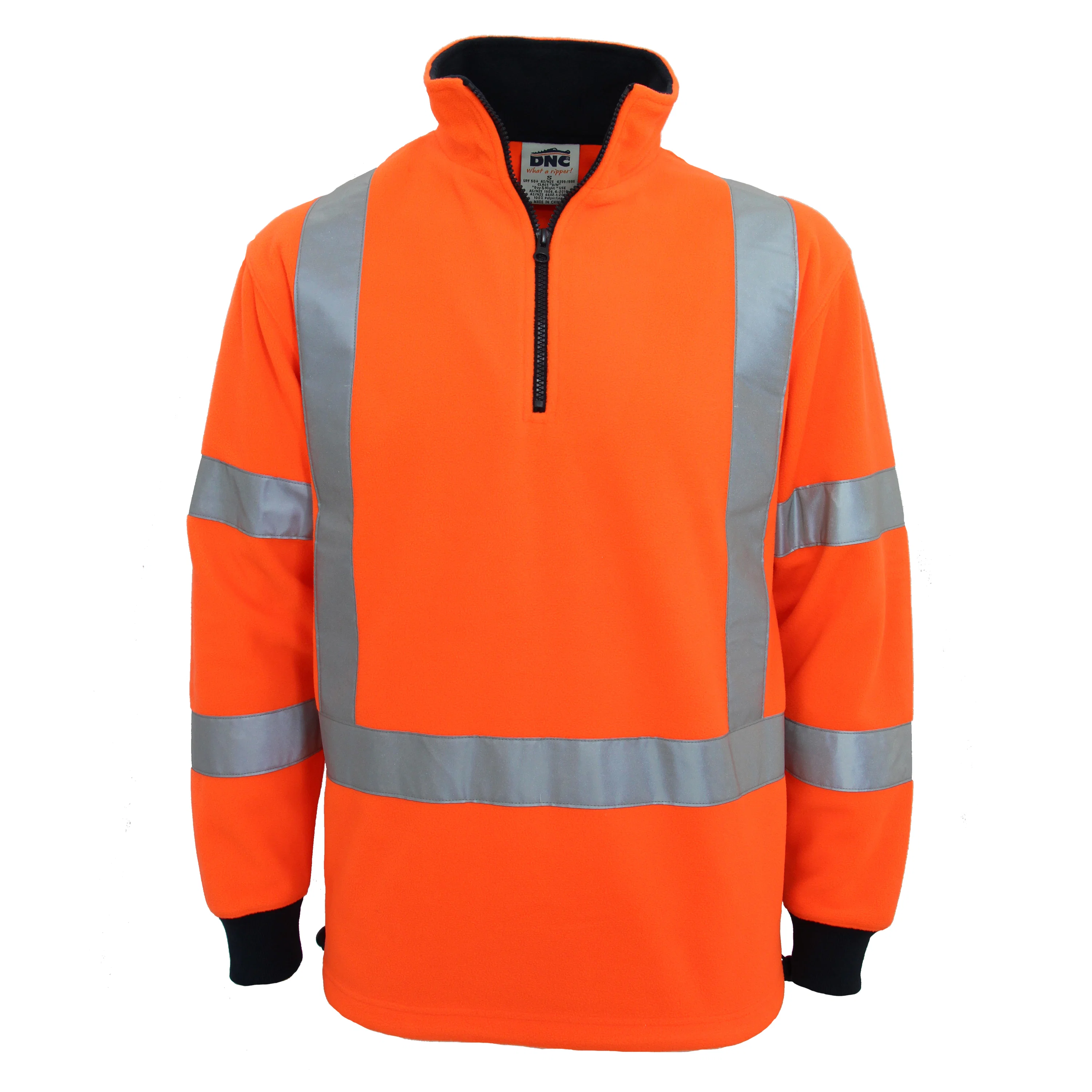 HiVis "X" Back & Bio-Motion CSR R/Tape Polar Fleece in Orange