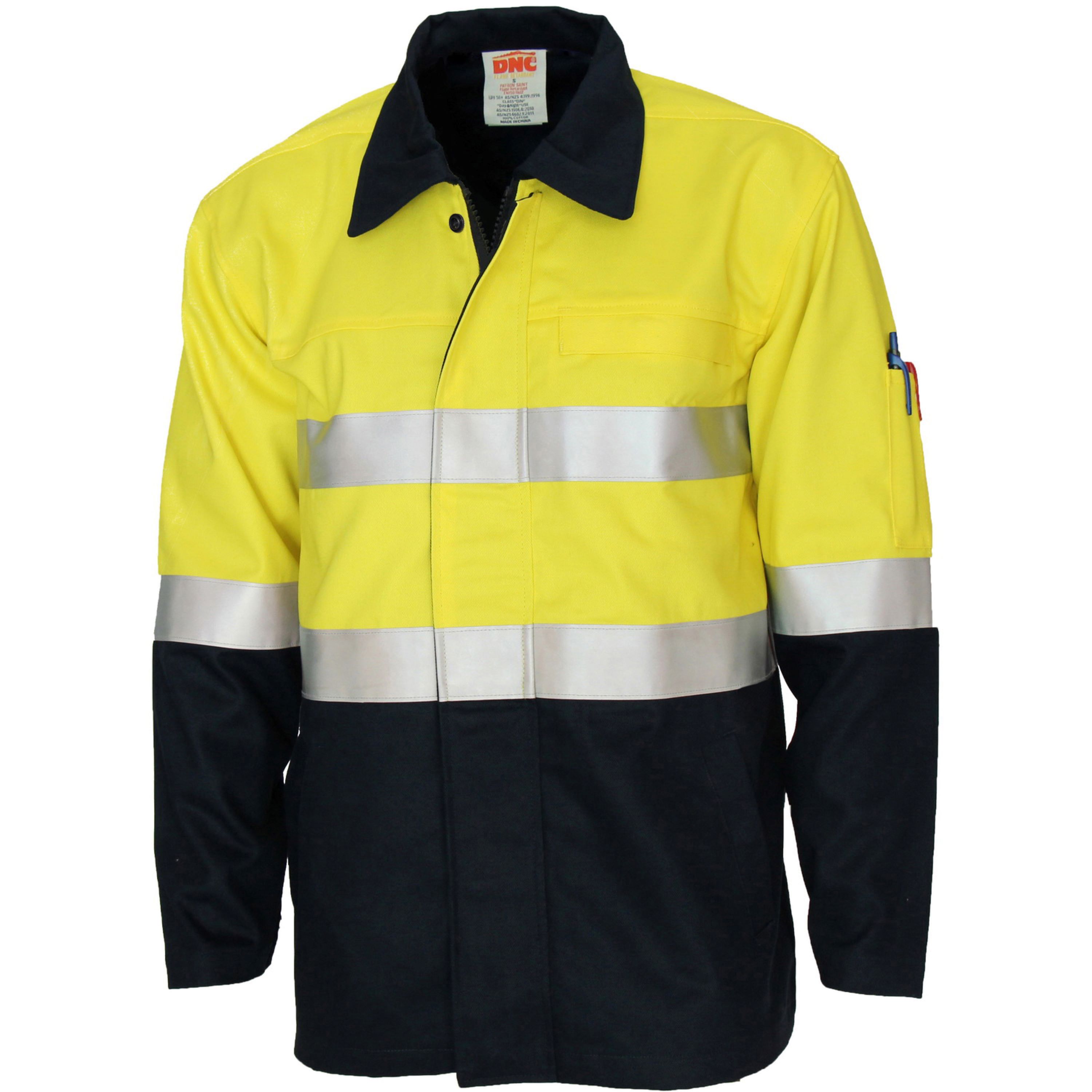 Patron Saint® Flame Retardant Two Tone Drill ARC Rated Welder's Jacket with LOXY F/R Tape