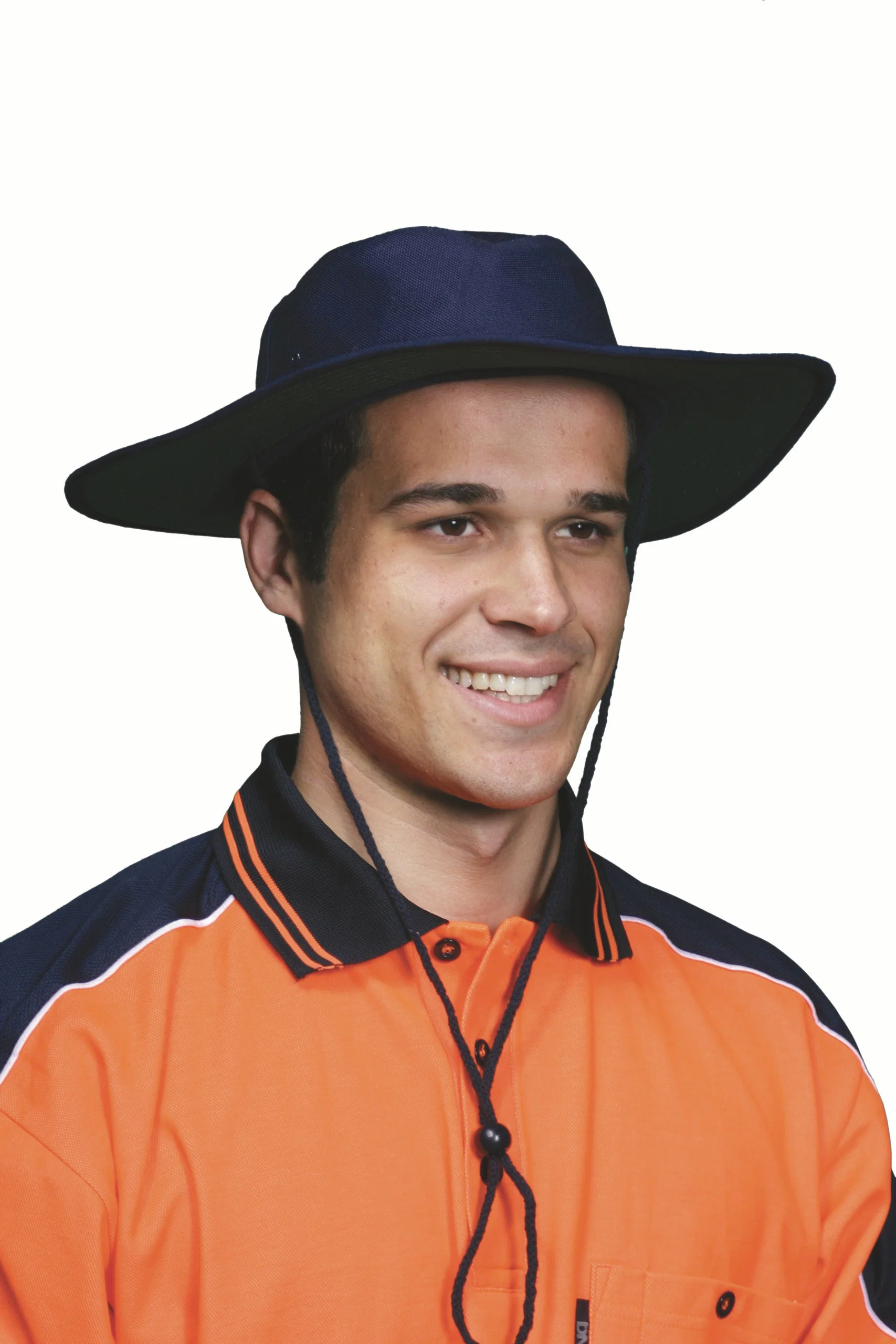 canvas hat with toggle in Navy