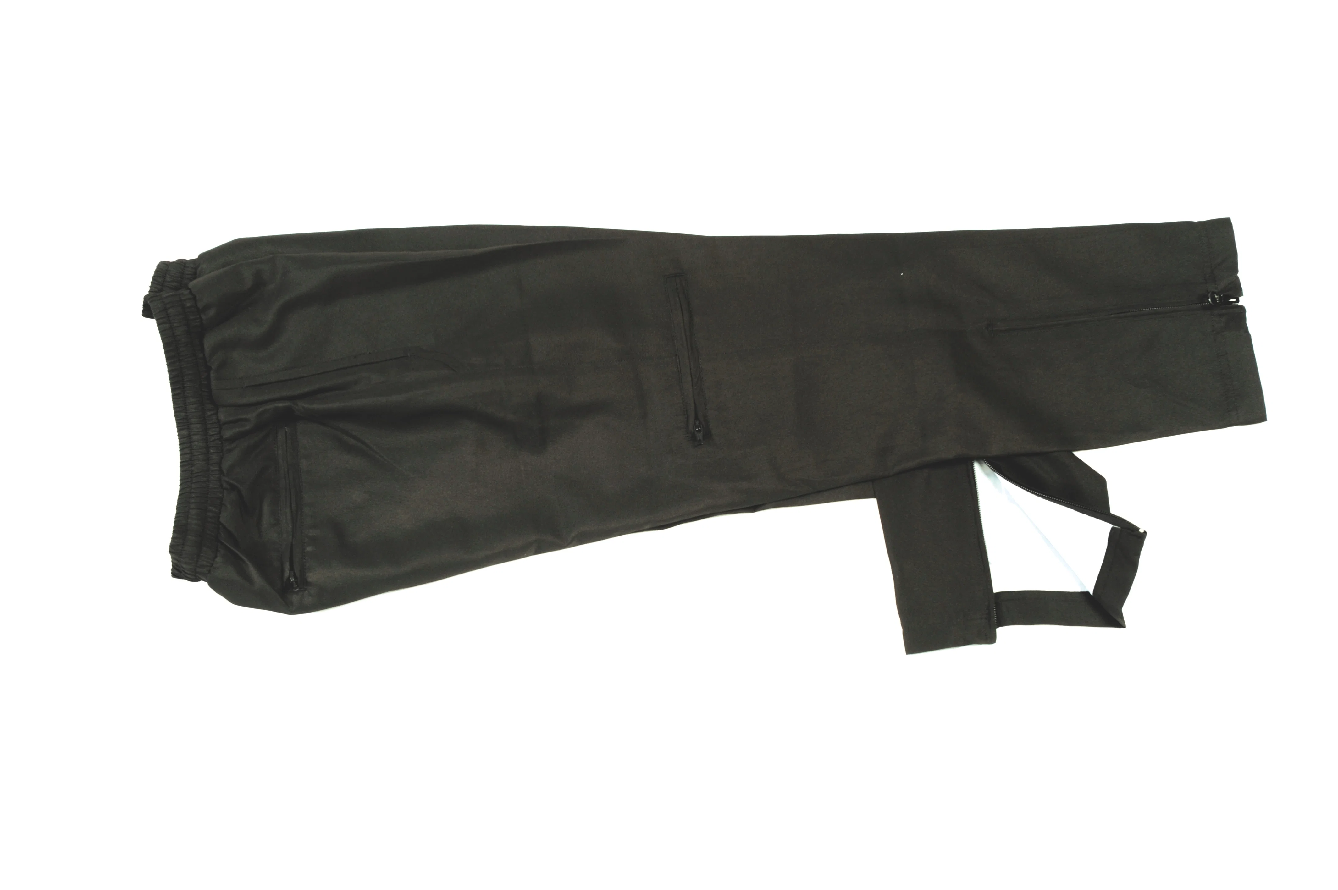 Adults Ribstop Athens Track Pants in Black