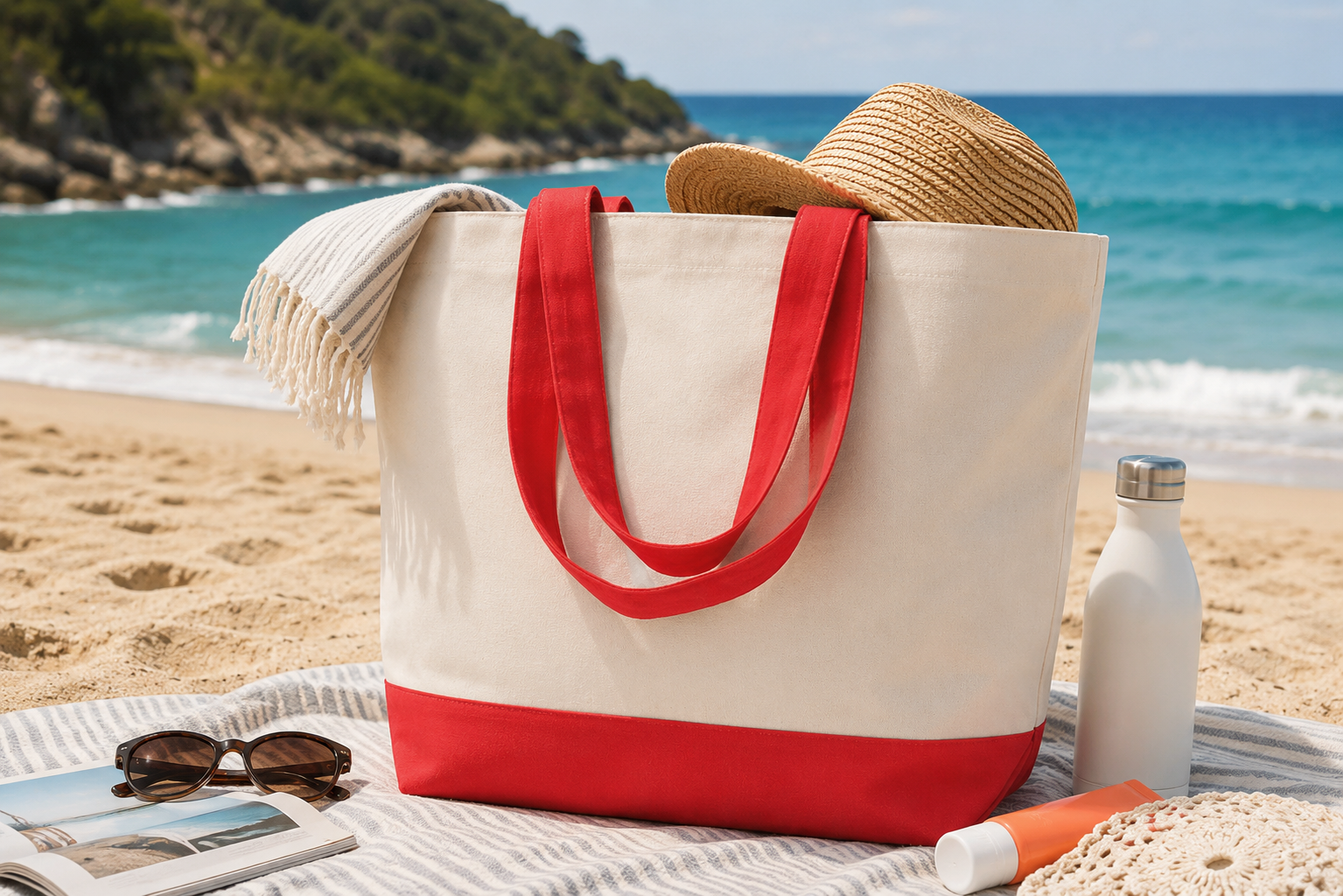 Kleuren Bag – Shoppers – Ecosource – available in Black, Blue, Red – photo 1 of 3