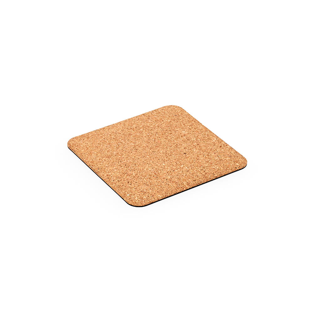 Saramago square cork mouse pad. Made in Portugal – Desk Accessories – Ecosource – available in Natural – photo 1 of 6