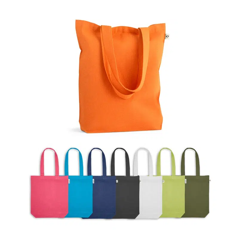 Merida – Cotton (50%), recycled cotton (30%) and polyester (20% rPET) bag (220 g/ m²) – Tote Bags Merida – Cotton (50%), recycled cotton (30%) and polyester (20% rPET) bag (220 g/ m²) – Tote Bags