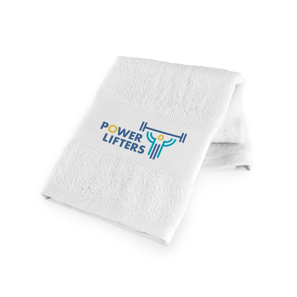Gehrig – Sports towel in cotton (380 g/m²) – Towels – Ecosource – available in White – photo 1 of 5