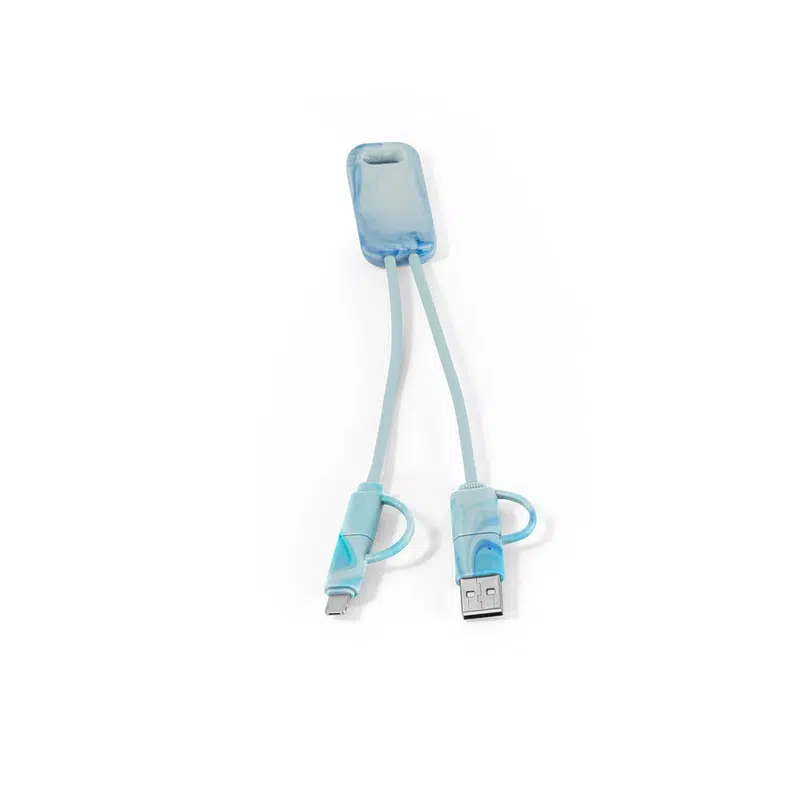 Berners – Superfast 6-in-1 USB cable in recycled PET (100% rPET) – Charging Cables