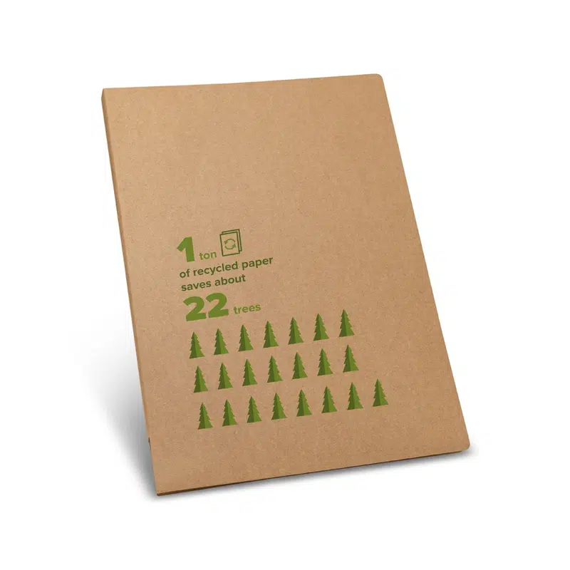 Poe – A4 document folder made from 100% recycled paper (450 g/m²) – Portfolios