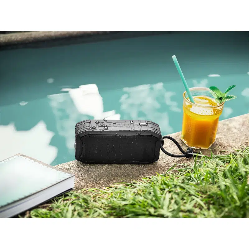Sheeran – Portable 10W speaker with IPX7 and 9h battery life on 100% recycled ABS – Bluetooth Speakers